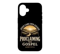 Christian Proclaiming the Gospel Mark 1:14-15 Gift Case for iPhone 16