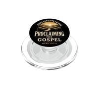 Christian Proclaiming the Gospel Mark 1:14-15 Gift PopSockets PopGrip for MagSafe