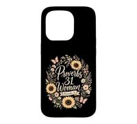 Christian Proverbs 31 Woman Bible Verse Gift Case for iPhone 15 Pro