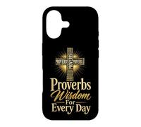 Christian Proverbs Wisdom For Every Day Bible Verse Gift Case for iPhone 17
