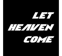 Christian Quote Design let Heaven Come Engraving Stickers 50.4x77.4cm Art Mural Painting White