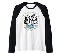 Christian Quote Jehovah Jireh Lord Your Way's Better Faith Raglan Baseball Tee