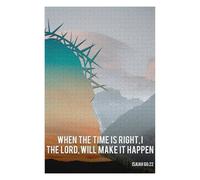 Christian Quote of Bible 4 Colourful Jigsaw Puzzle for Adults, 1000 PCS