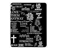Christian Quotes Case Compatible with IPad 9th 8th 7th Generation 10.9 Inch 2021/2019/2018,Funny Cover with Trifold Stand + Pencil Holder for Boys Girls,iPad Pro 13inch 2024