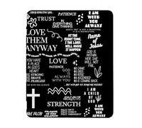 Christian Quotes Case Compatible with IPad 9th 8th 7th Generation 10.9 Inch 2021/2019/2018,Funny Cover with Trifold Stand + Pencil Holder for Boys Girls,iPad 10.9in 2022