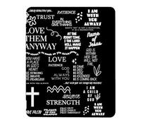 Christian Quotes Case Compatible with IPad 9th 8th 7th Generation 10.9 Inch 2021/2019/2018,Funny Cover with Trifold Stand + Pencil Holder for Boys Girls,iPad Air6 13inch 2024