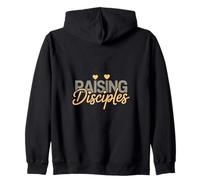 Christian Raising Disciples Family Faith Parenting Zip Hoodie