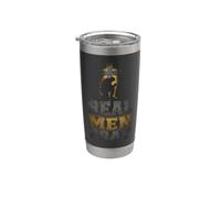 Christian Real Men Pray Prayer Warrior Gift Stainless Steel Insulated Tumbler