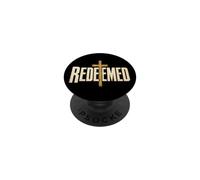 Christian Redeemed Amazing Grace Cross Gift PopSockets Adhesive PopGrip