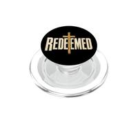 Christian Redeemed Amazing Grace Cross Gift PopSockets PopGrip for MagSafe