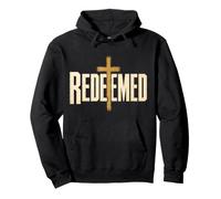 Christian Redeemed Amazing Grace Cross Gift Pullover Hoodie
