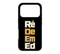 Christian Redeemed Cross Faith Gift Case for iPhone 17 Pro