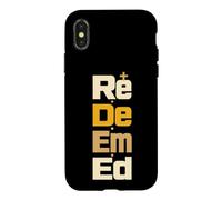 Christian Redeemed Cross Faith Gift Case for iPhone X/XS
