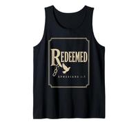 Christian Redeemed Ephesians 1:7 Amazing Grace Gift Tank Top