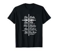 Christian Religious Faith Sola Gratia 5 Solas Reformation T-Shirt