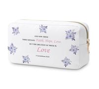 Christian Religious Gifts for Women Makeup Bag Bible Verse Gift Inspirational Gift for Women Faith Gift Cosmetic Bag Scripture Quotes Christmas Birthday Gifts for Woman Friends Girls Travel Pouch