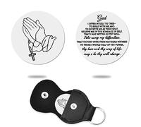 Christian Religious Gifts for Women Men Inspirational Birthday Gifts for Women Men Serenity Prayer Gifts Baptism Gifts for Adults Faith Gifts for Women Men Lords Prayer Gift