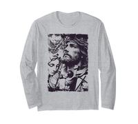 Christian Religious He is Risen Jesus Cross The Jesus Easter Long Sleeve T-Shirt