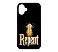 Christian Repent Faith Cross Bold Gift Case for iPhone 16 Plus