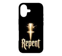 Christian Repent Faith Cross Bold Gift Case for iPhone 17