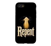 Christian Repent Faith Cross Bold Gift Case for iPhone SE (2020) / 7/8