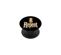 Christian Repent Faith Cross Bold Gift PopSockets Adhesive PopGrip
