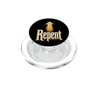 Christian Repent Faith Cross Bold Gift PopSockets PopGrip for MagSafe