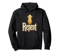 Christian Repent Faith Cross Bold Gift Pullover Hoodie