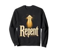 Christian Repent Faith Cross Bold Gift Sweatshirt