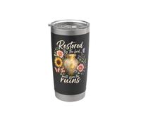 Christian Restored By The Lord Isaiah 61 Gift Stainless Steel Insulated Tumbler