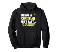 Christian Retirement Plan God Jesus Faith Religious Pullover Hoodie