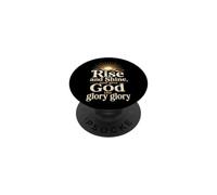 Christian Rise and Shine and Give God the Glory Gift PopSockets Adhesive PopGrip