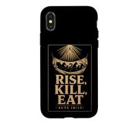 Christian Rise Kill Eat Acts 10:13 Man Of God Gift Case for iPhone X/XS