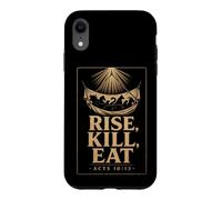 Christian Rise Kill Eat Acts 10:13 Man Of God Gift Case for iPhone XR