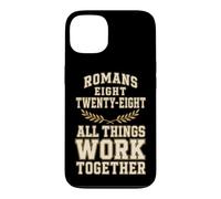 Christian Romans 8:28 All Things Work Together Verse Gift Case for iPhone 13