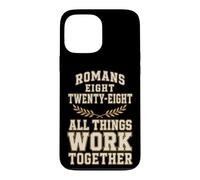 Christian Romans 8:28 All Things Work Together Verse Gift Case for iPhone 13 Pro Max