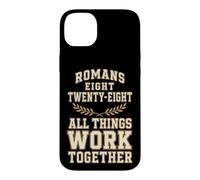 Christian Romans 8:28 All Things Work Together Verse Gift Case for iPhone 14 Plus
