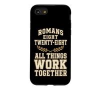 Christian Romans 8:28 All Things Work Together Verse Gift Case for iPhone SE (2020) / 7/8