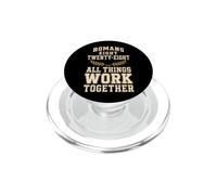 Christian Romans 8:28 All Things Work Together Verse Gift PopSockets PopGrip for MagSafe