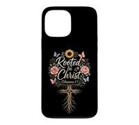 Christian Rooted In Christ Colossians 2:7 Faith Gift Case for iPhone 13 Pro Max