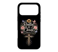 Christian Rooted In Christ Colossians 2:7 Faith Gift Case for iPhone 17 Pro Max