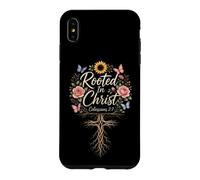 Christian Rooted In Christ Colossians 2:7 Faith Gift Case for iPhone XS Max