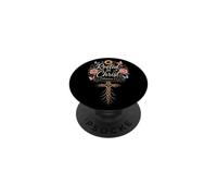 Christian Rooted In Christ Colossians 2:7 Faith Gift PopSockets Adhesive PopGrip