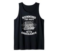 Christian Run Clubs Running The Race with Endurance Tank Top