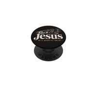 Christian Runner Faith Path Toward Jesus Message PopSockets Adhesive PopGrip