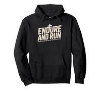 Christian Runner Living Hebrews Twelve One Endurance Verse Pullover Hoodie