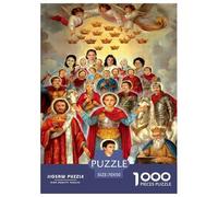 Christian Saints Group 1000 Piece Adults Puzzle Kids Age Games Puzzle Game Home Decoration Challenging & Brainteasing 70x50cm/1000pcs
