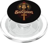 Christian Salvation Jesus Christ Cross Faith Design PopSockets PopGrip for MagSafe