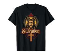 Christian Salvation Jesus Christ Cross Faith Design T-Shirt