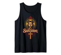 Christian Salvation Jesus Christ Cross Faith Design Tank Top